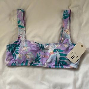 ☀️Brand new ☀️ billabong flower bathingsuit top